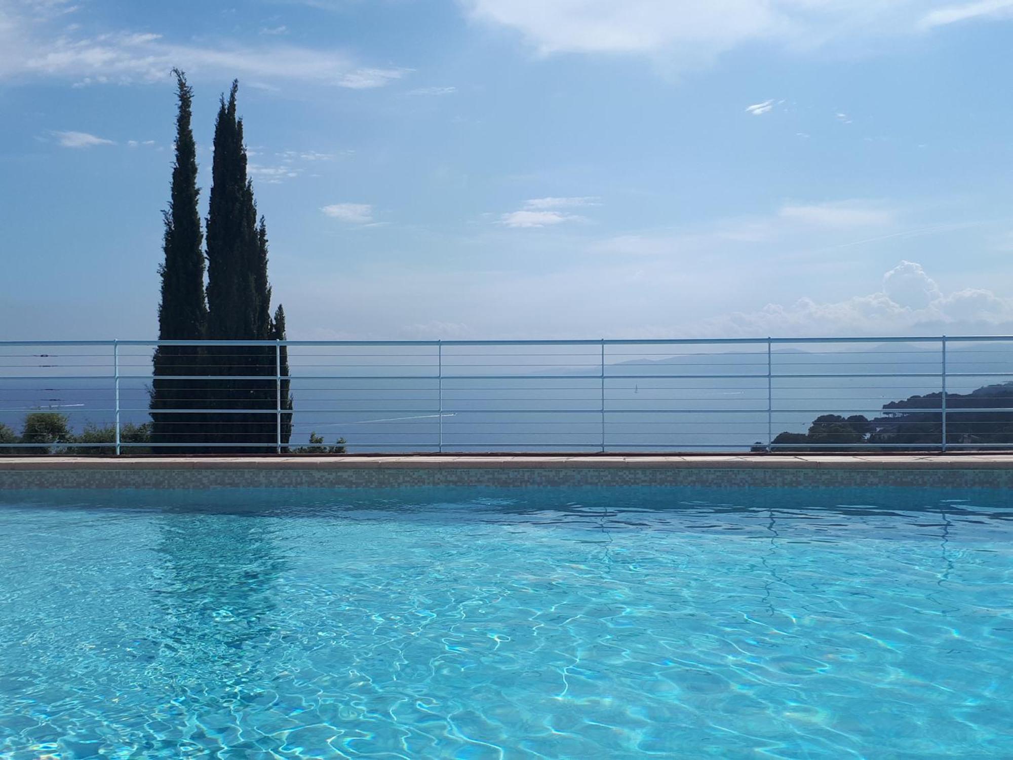 Duplex, Vue Panoramique Sur La Mediterranee, Piscine, Garage Saint-Raphaël Exteriör bild
