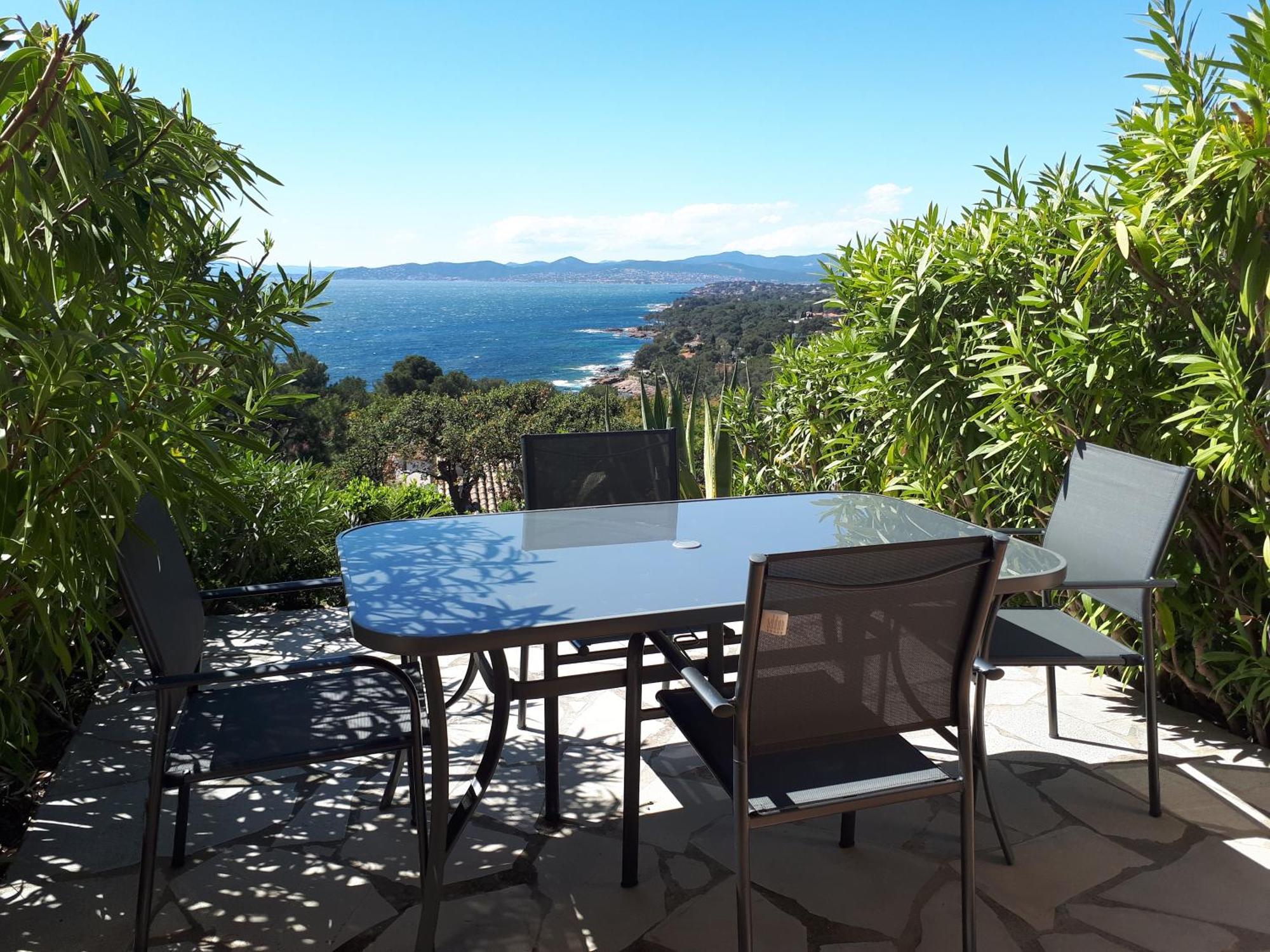 Duplex, Vue Panoramique Sur La Mediterranee, Piscine, Garage Saint-Raphaël Exteriör bild